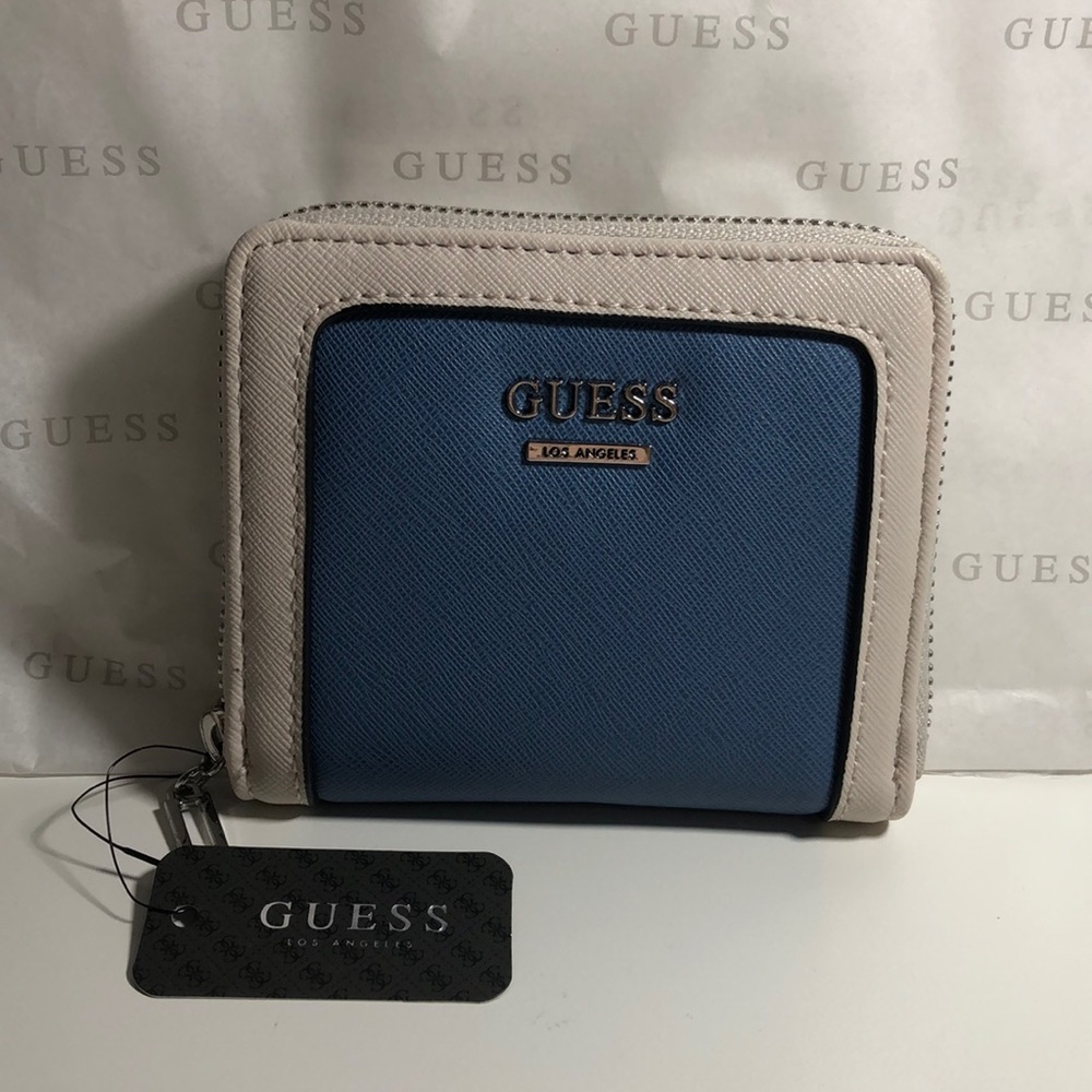 GUESS FACTORY one zip ballet-Blue denim/ soft gray